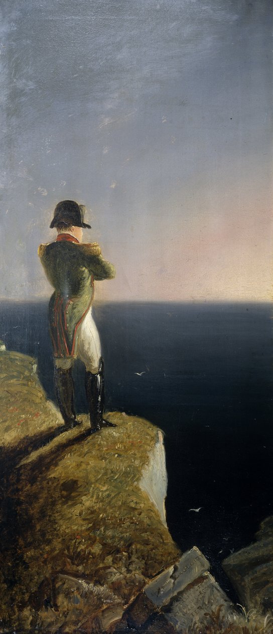 Napoleon på Elba funderar på St. Helena, ca 1844 (olja på duk) av Benjamin Robert Haydon