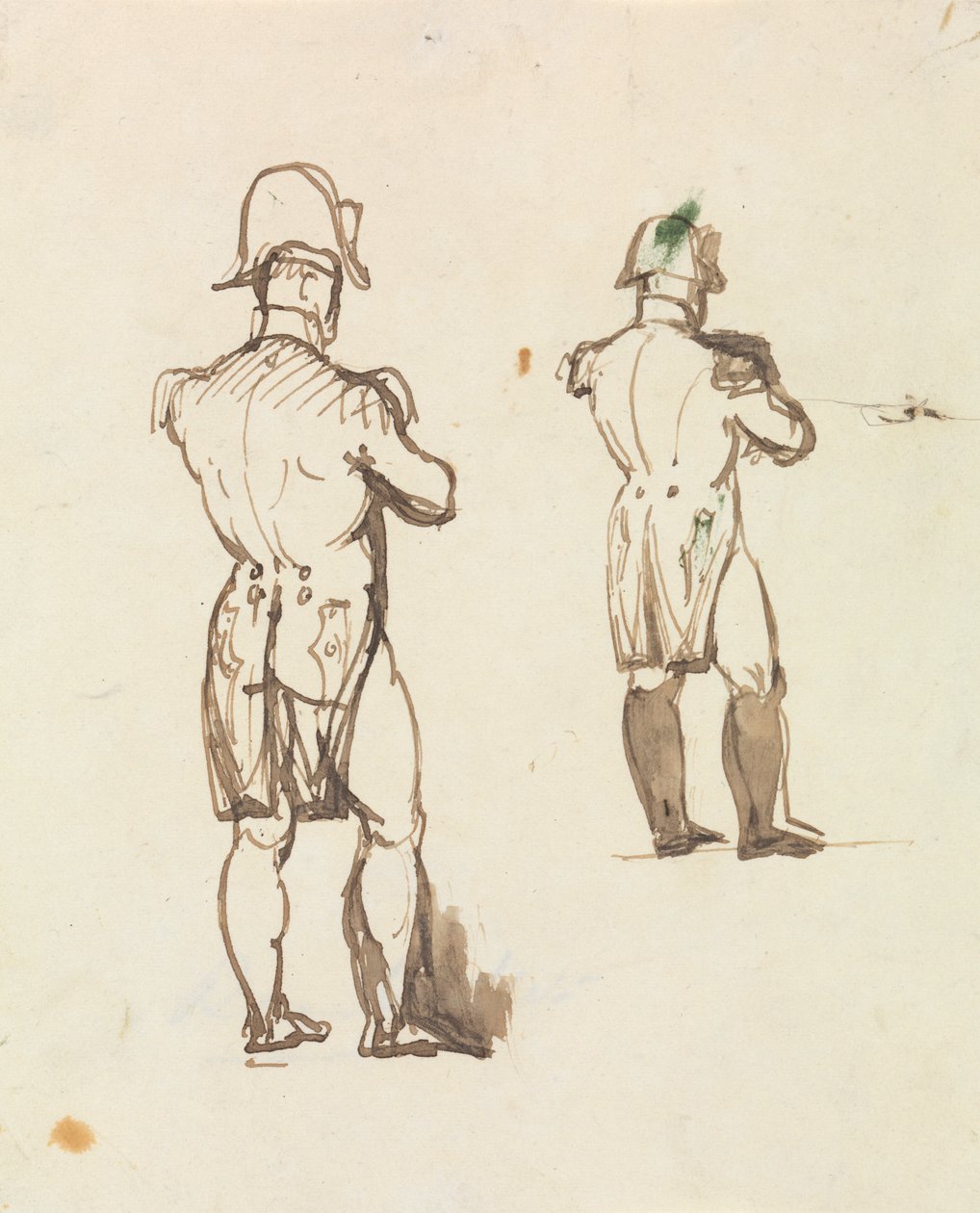 Studie för Napoleon Bonaparte av Benjamin Robert Haydon