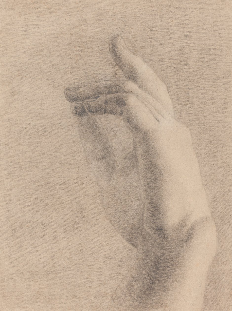 Studie av en hand [recto] av Benjamin Robert Haydon