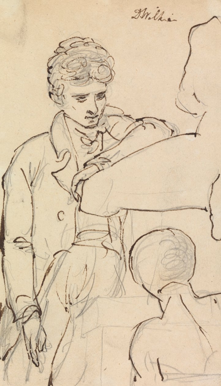Studie av en man av Benjamin Robert Haydon