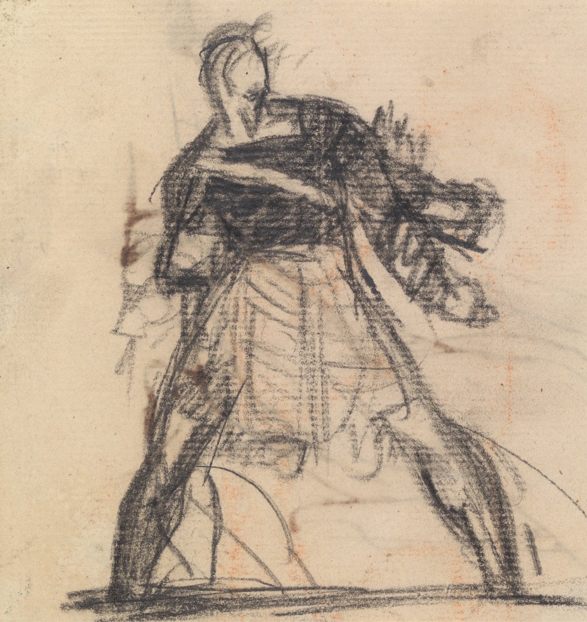 Studie av en soldat av Benjamin Robert Haydon
