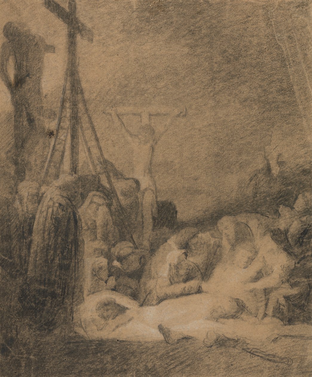 Studie av korsfästelsen av Benjamin Robert Haydon