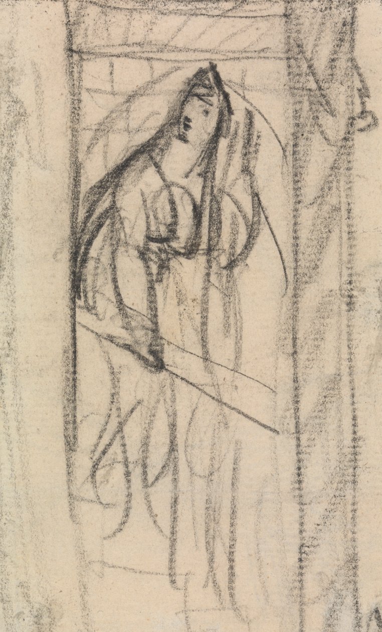 Mordet på Duncan - Lady Macbeth, närmar sig Macbeth och kroppen av Benjamin Robert Haydon