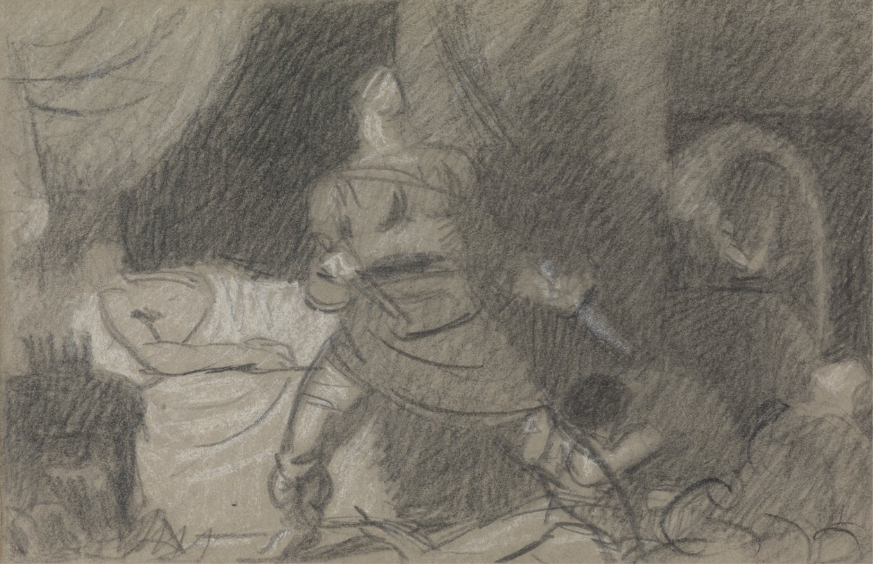 Mordet på Duncan - Macbeth med dolkarna av Benjamin Robert Haydon