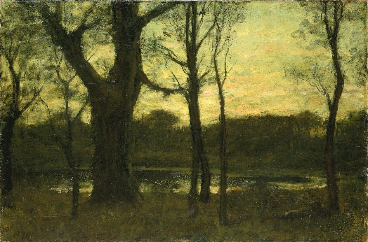 En pool i skogen, sent 1800-tal. av Benjamin Rutherford Fitz