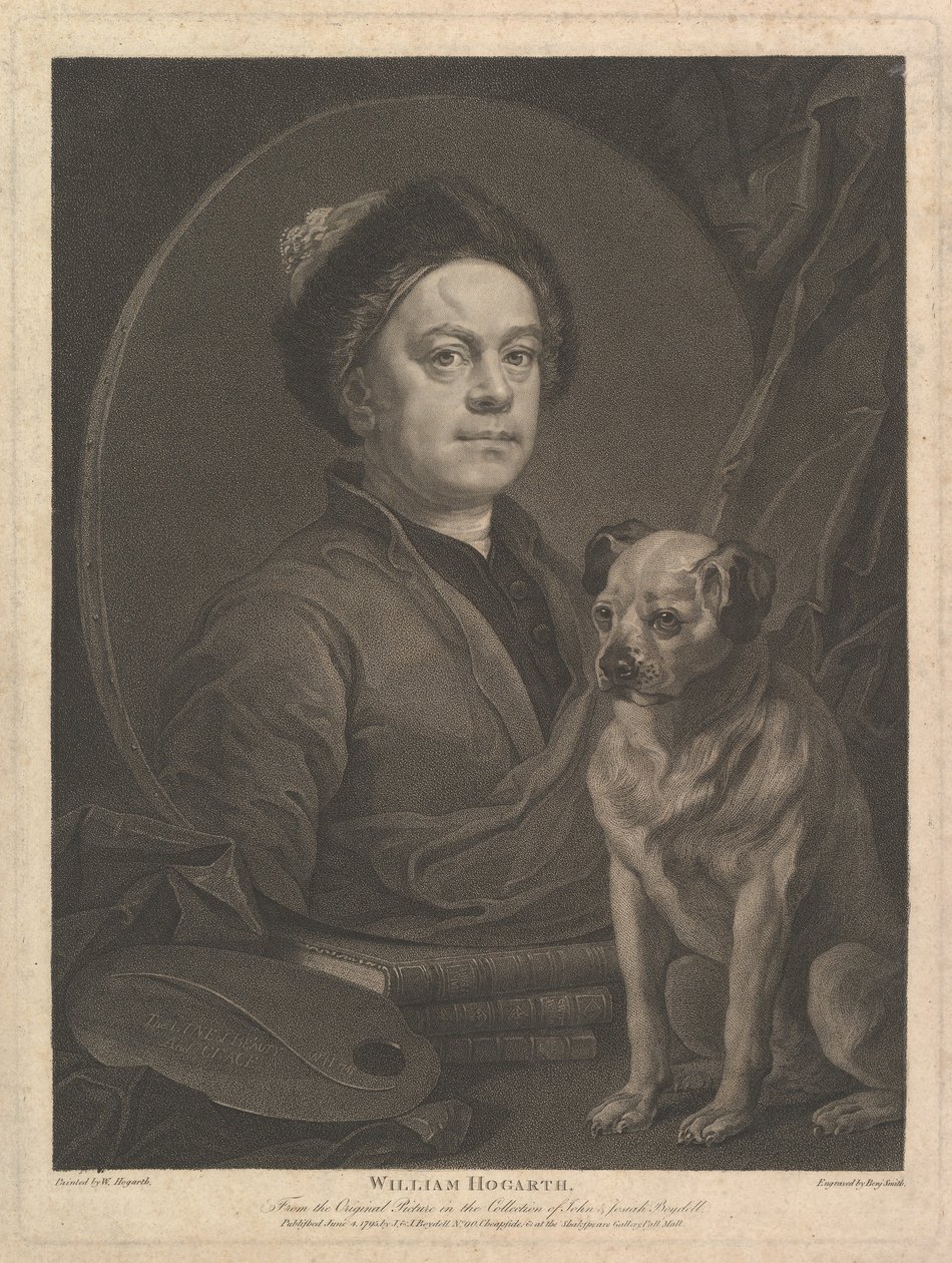 William Hogarth, 7 juni 1795. av Benjamin Smith
