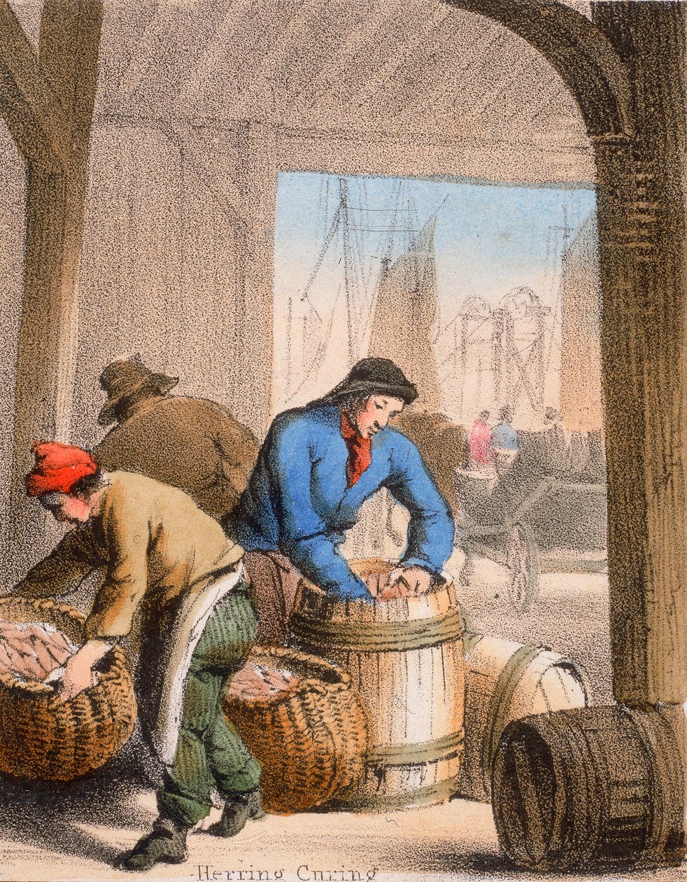 Silltorkning, c1845 av Benjamin Waterhouse Hawkins