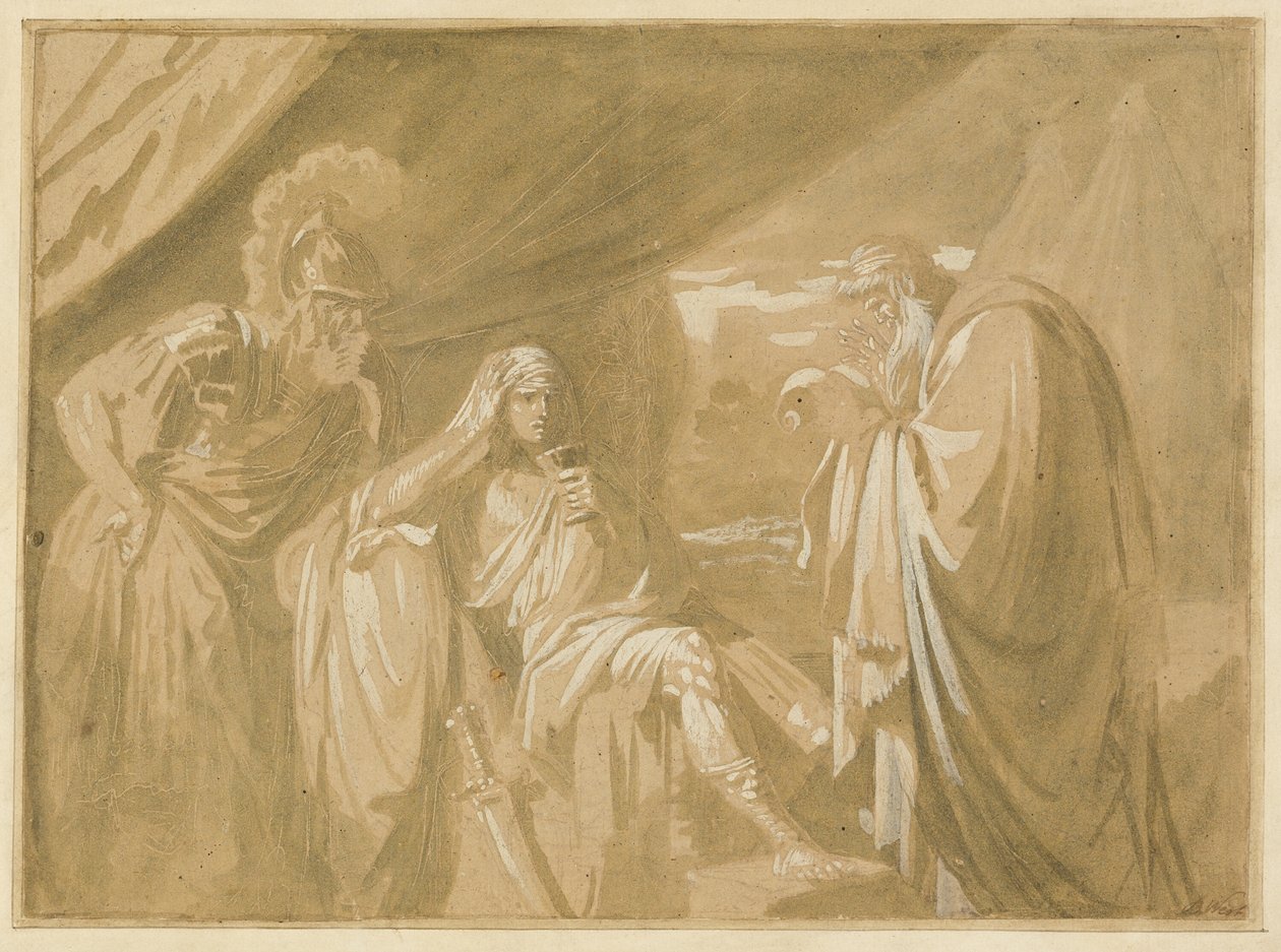 Alexanders förtroende för sin läkare Philip av Benjamin West