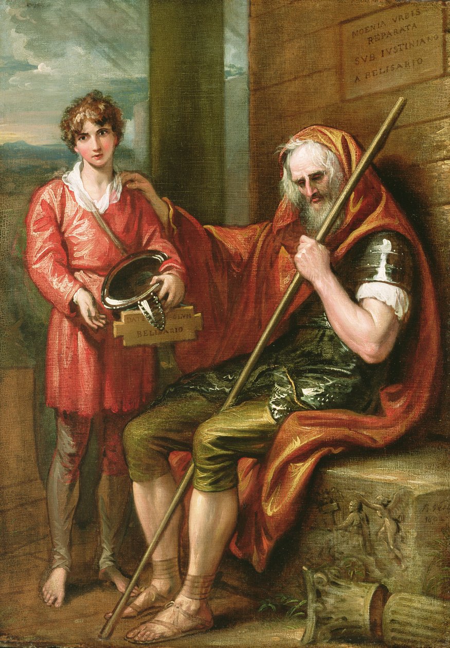 Belisarius och pojken, 1802 av Benjamin West