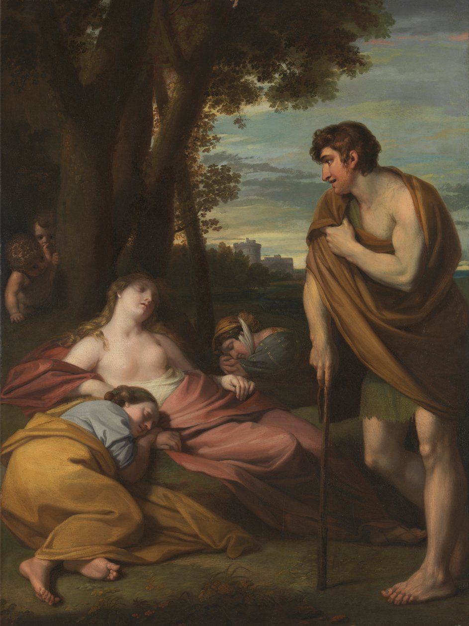 Cymon och Iphigenia av Benjamin West
