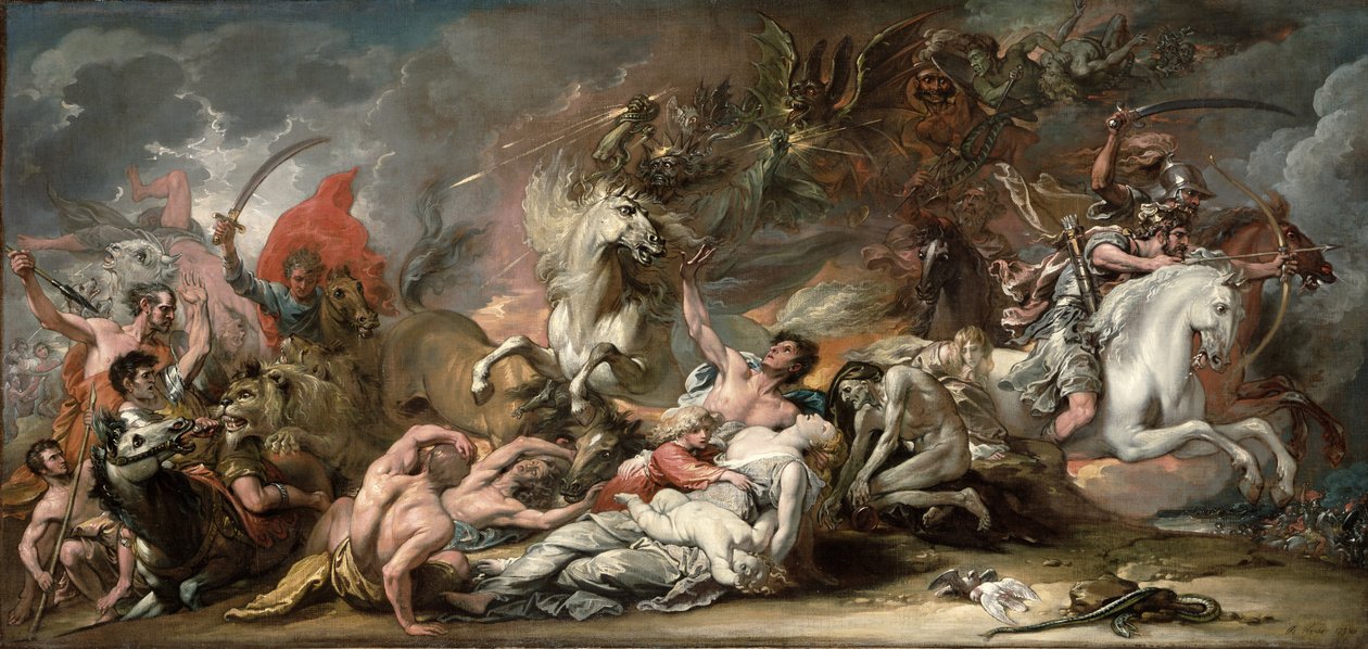 Död på den bleka hästen, 1796 av Benjamin West