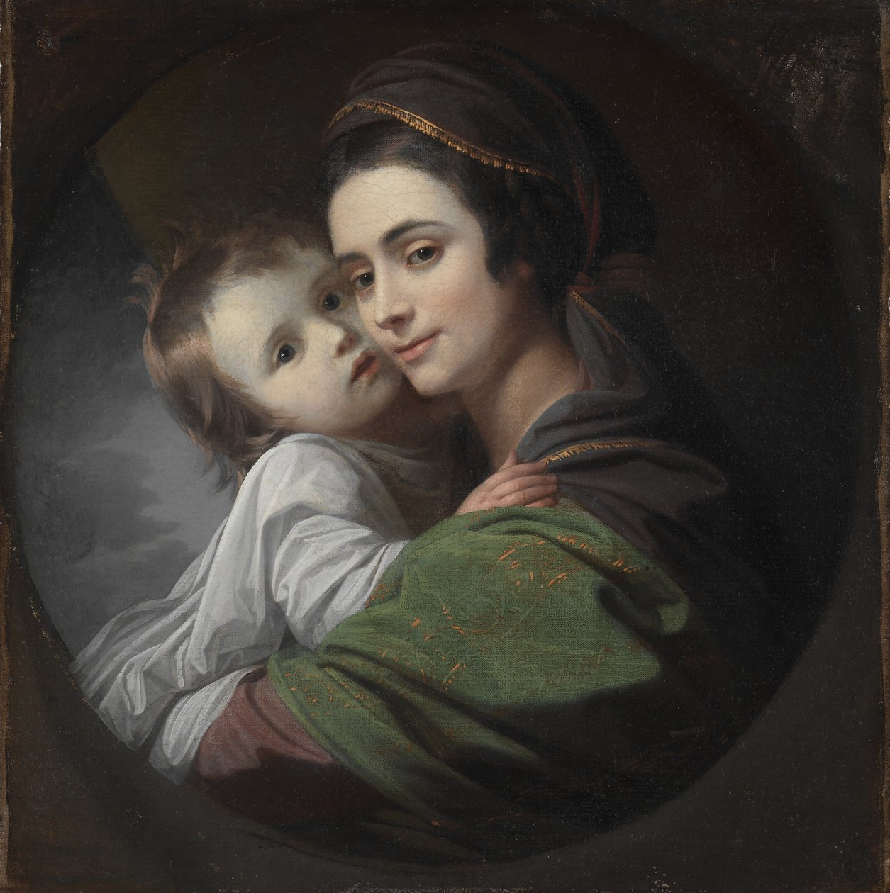 Elizabeth Shewell West och hennes son, Raphael av Benjamin West