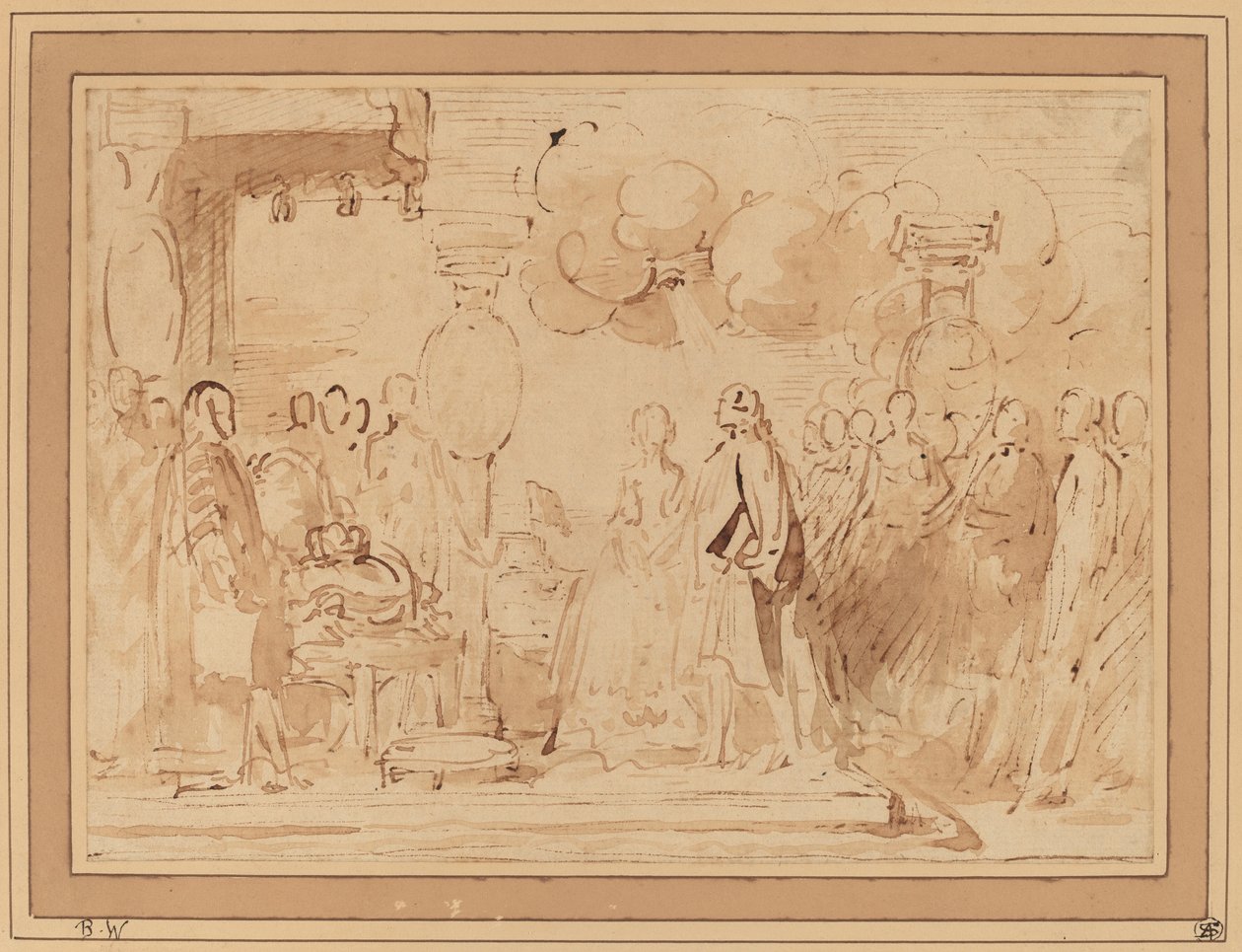 George III återupptog kunglig makt 1789 av Benjamin West