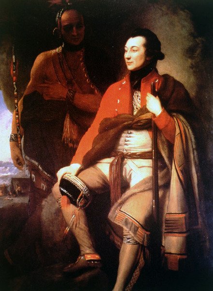 Guy Johnson (olja på duk) av Benjamin West
