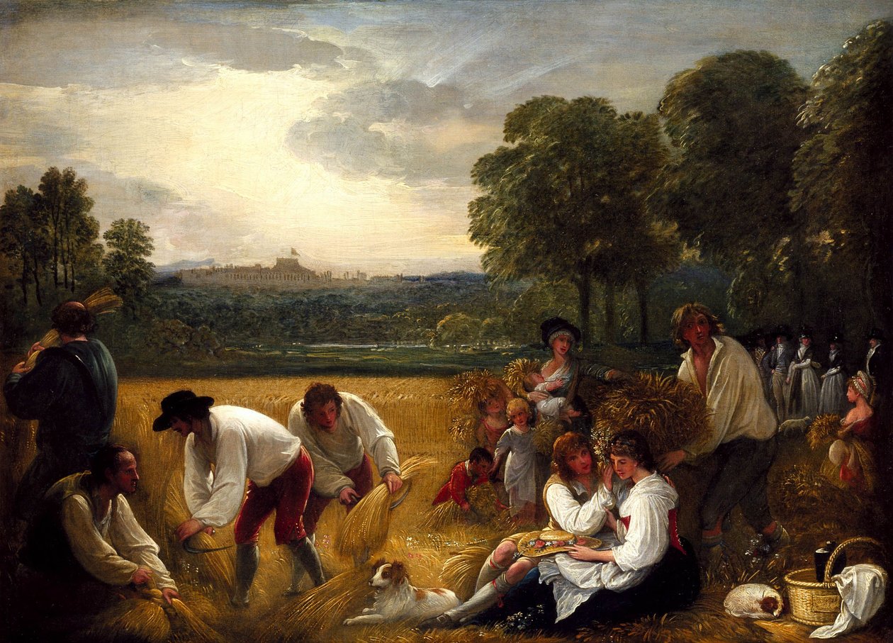 Skörd vid Windsor av Benjamin West, PRA av Benjamin West