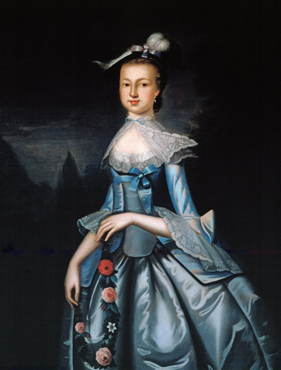 Jane Galloway (1745-86) av Benjamin West