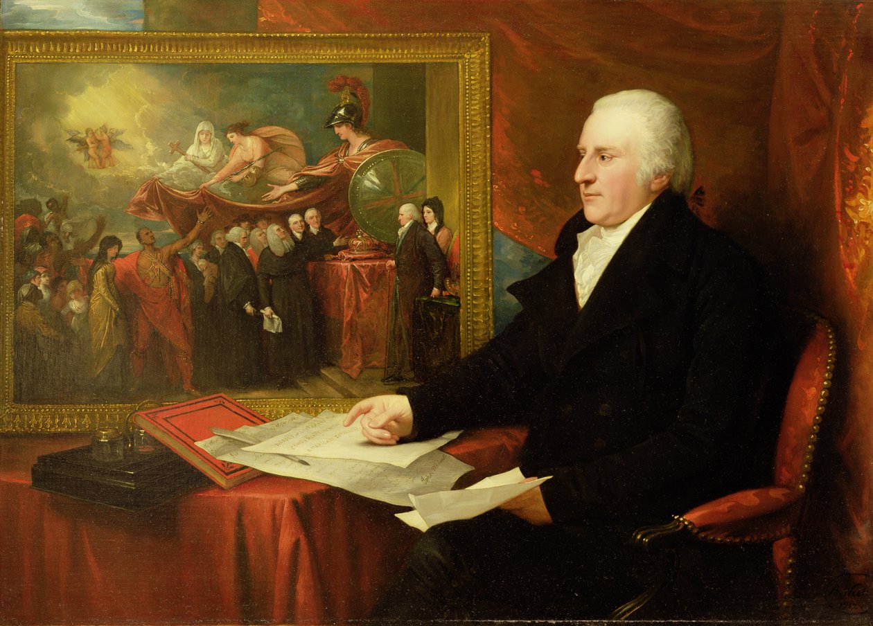 John Eardley Wilmot (1709-92) 1812 (olja på duk) av Benjamin West