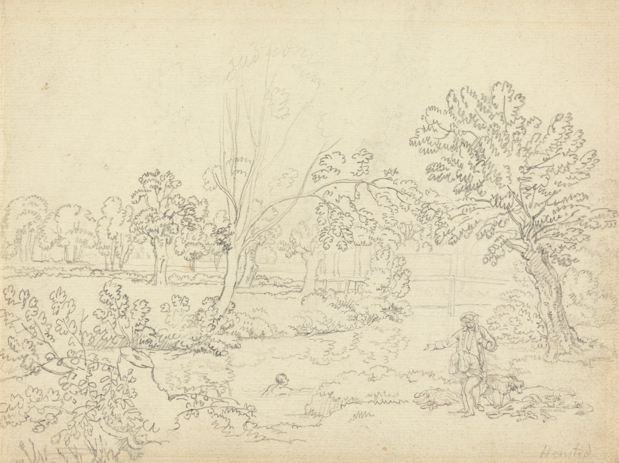 Landskap vid Henstead av Benjamin West