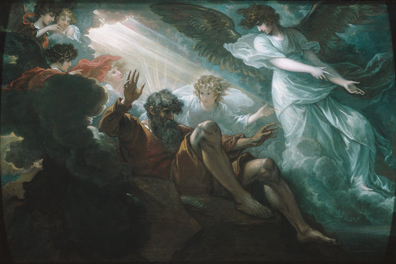 Moses visade det utlovade landet av Benjamin West