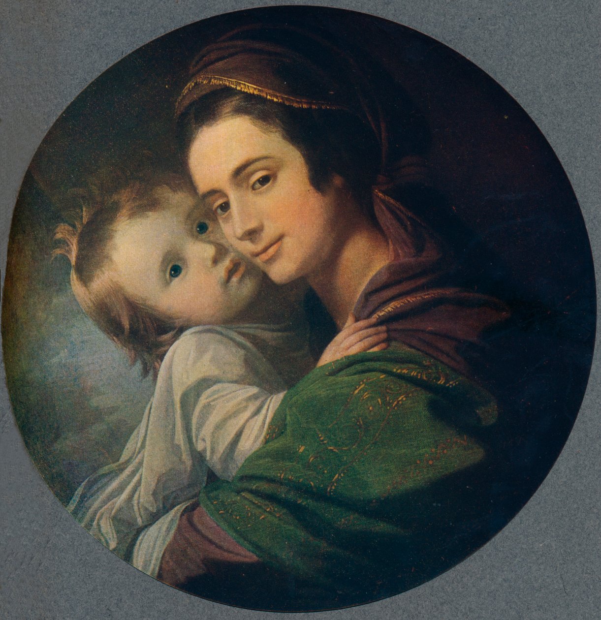 Mrs West and Child, 1770, 1909 av Benjamin West
