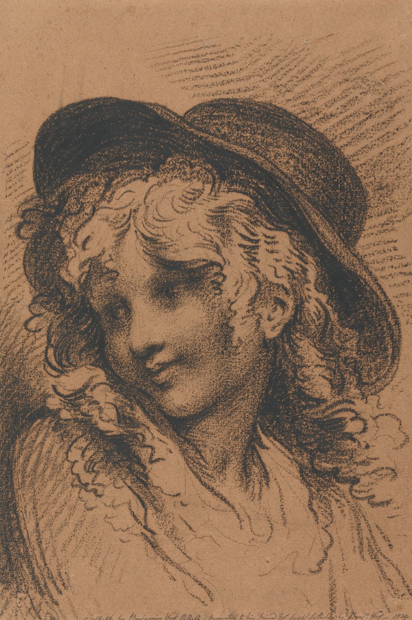 Porträtt av konstnärens son, Raphael av Benjamin West