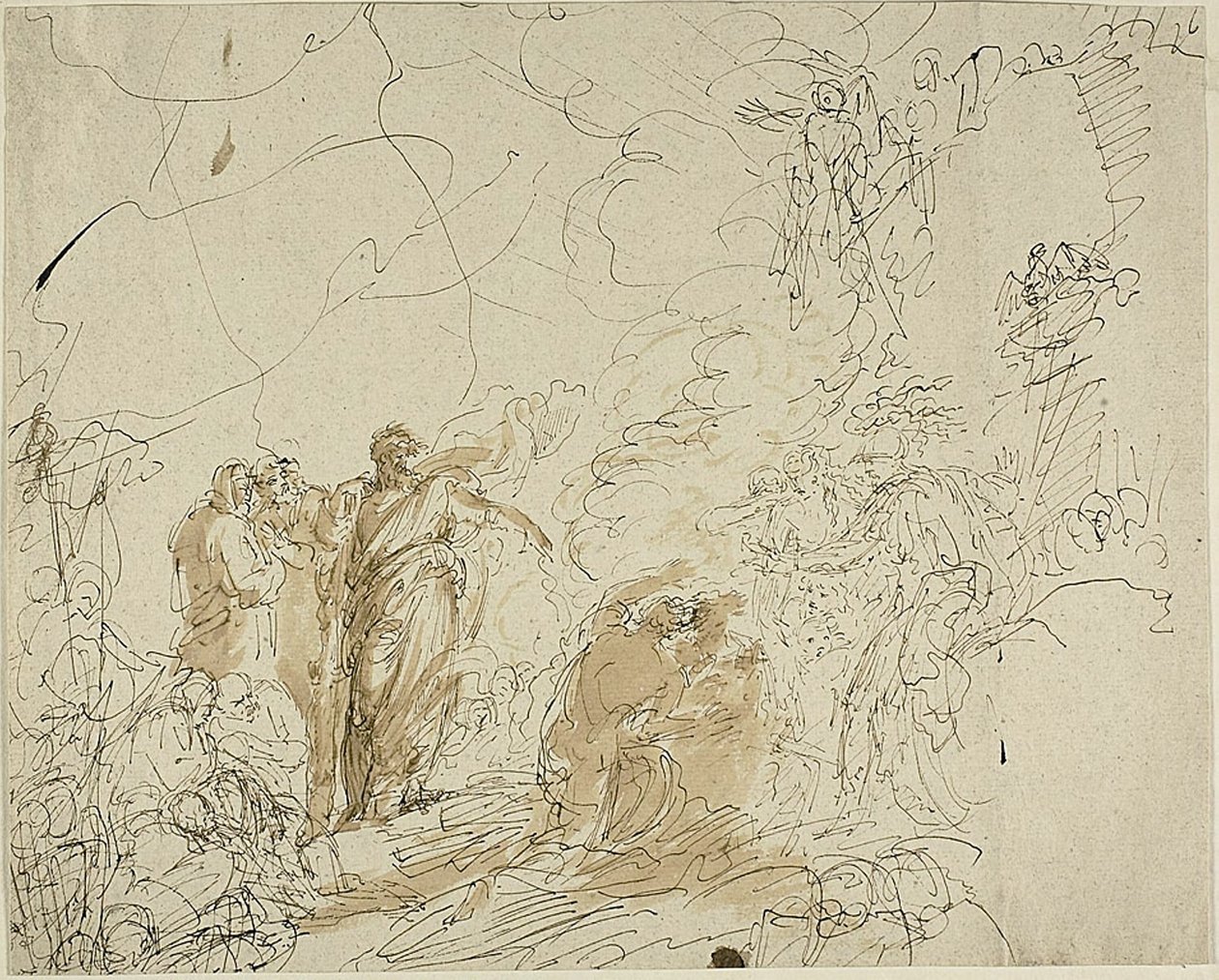 St. Paul skakar av huggormen av Benjamin West