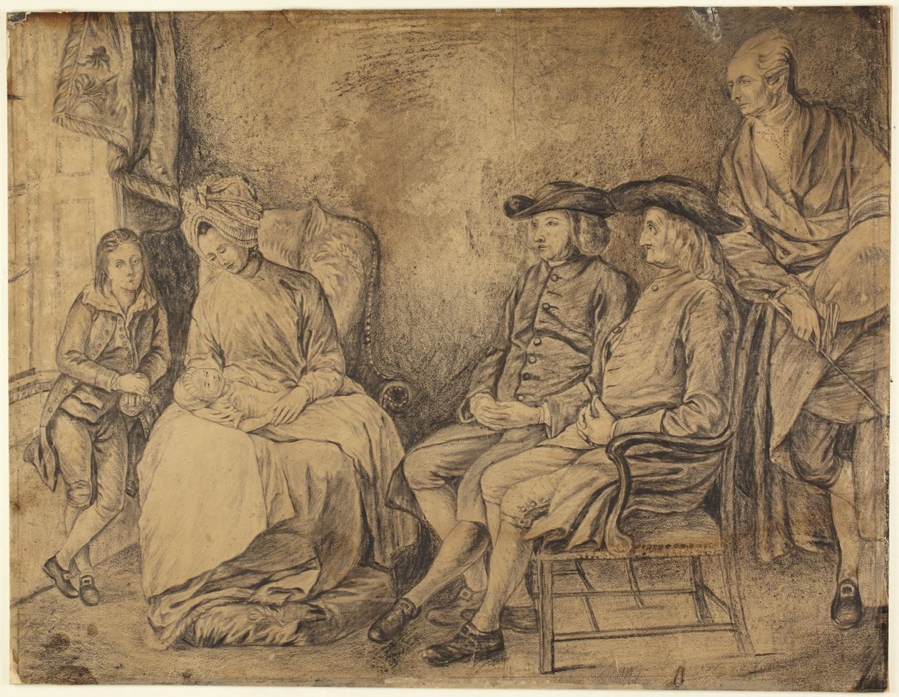 Konstnärens familj av Benjamin West
