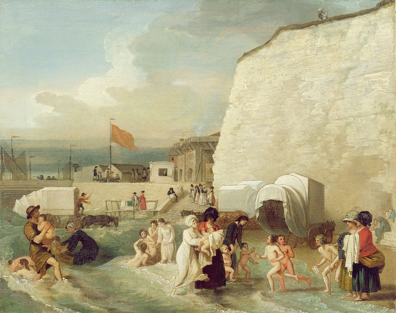The Bathing Place at Ramsgate, ca 1788 (olja på duk) av Benjamin West