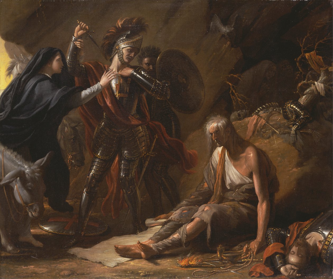 Förtvivlans grotta av Benjamin West