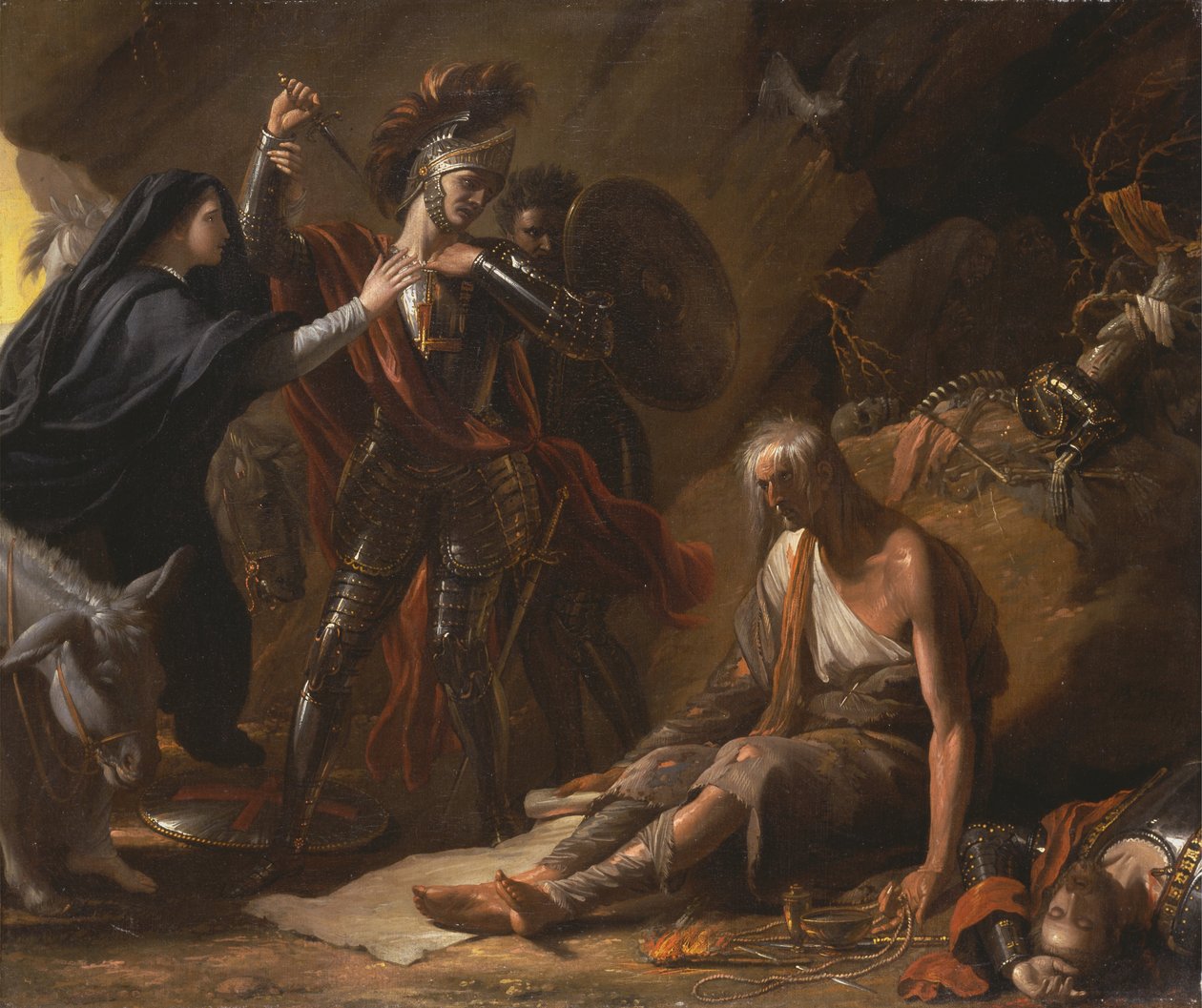 Förtvivlans grotta av Benjamin West