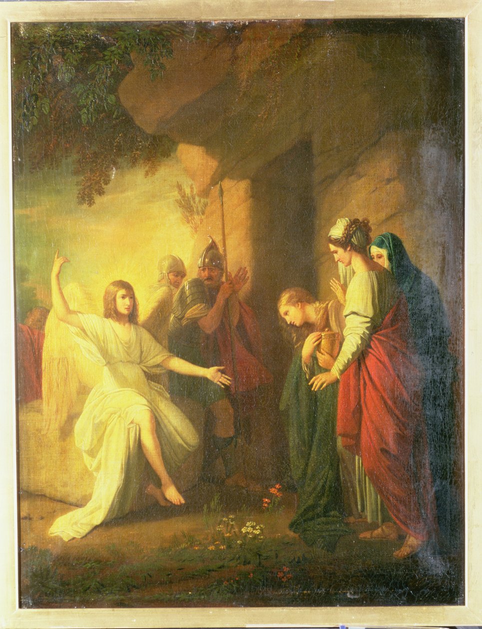 Kvinnorna vid graven - Ängeln vid Kristi grav, 1768 av Benjamin West