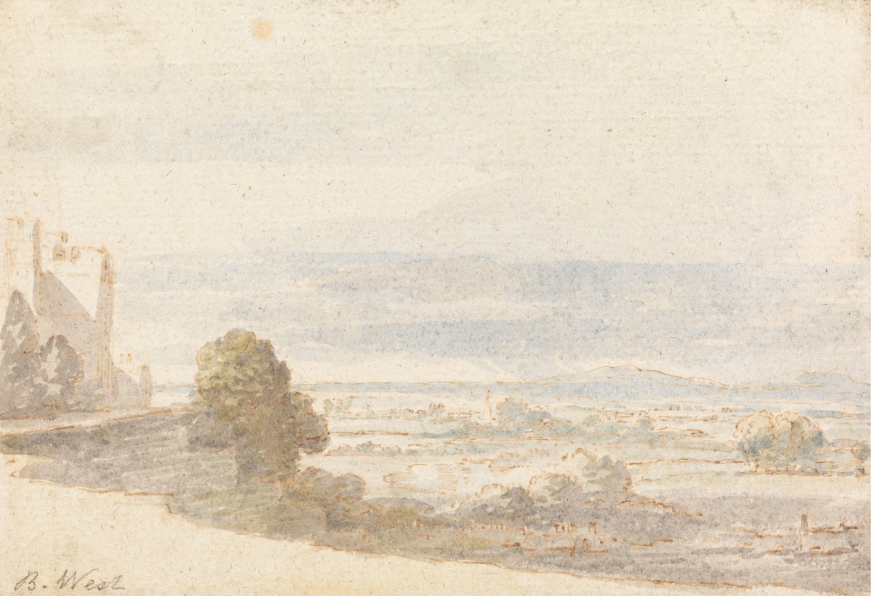 Windsor Great Park från Castle Terrace av Benjamin West