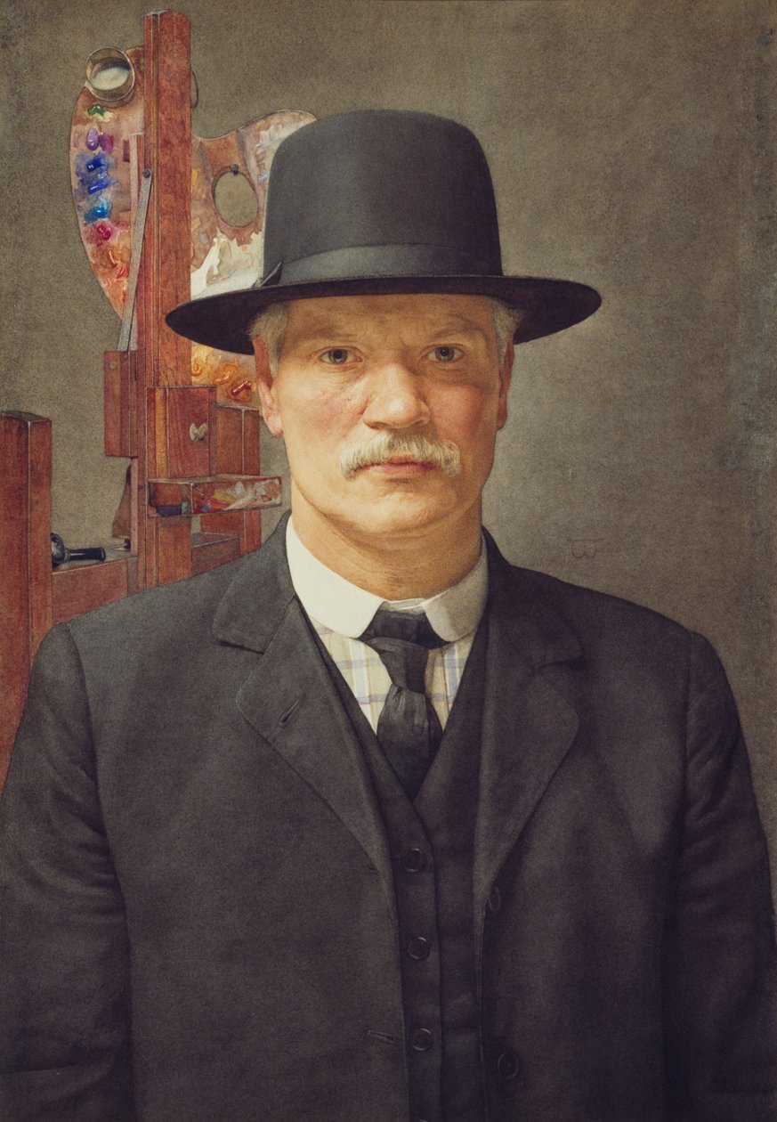 Självporträtt, 1914-16 av Benjamin Williams