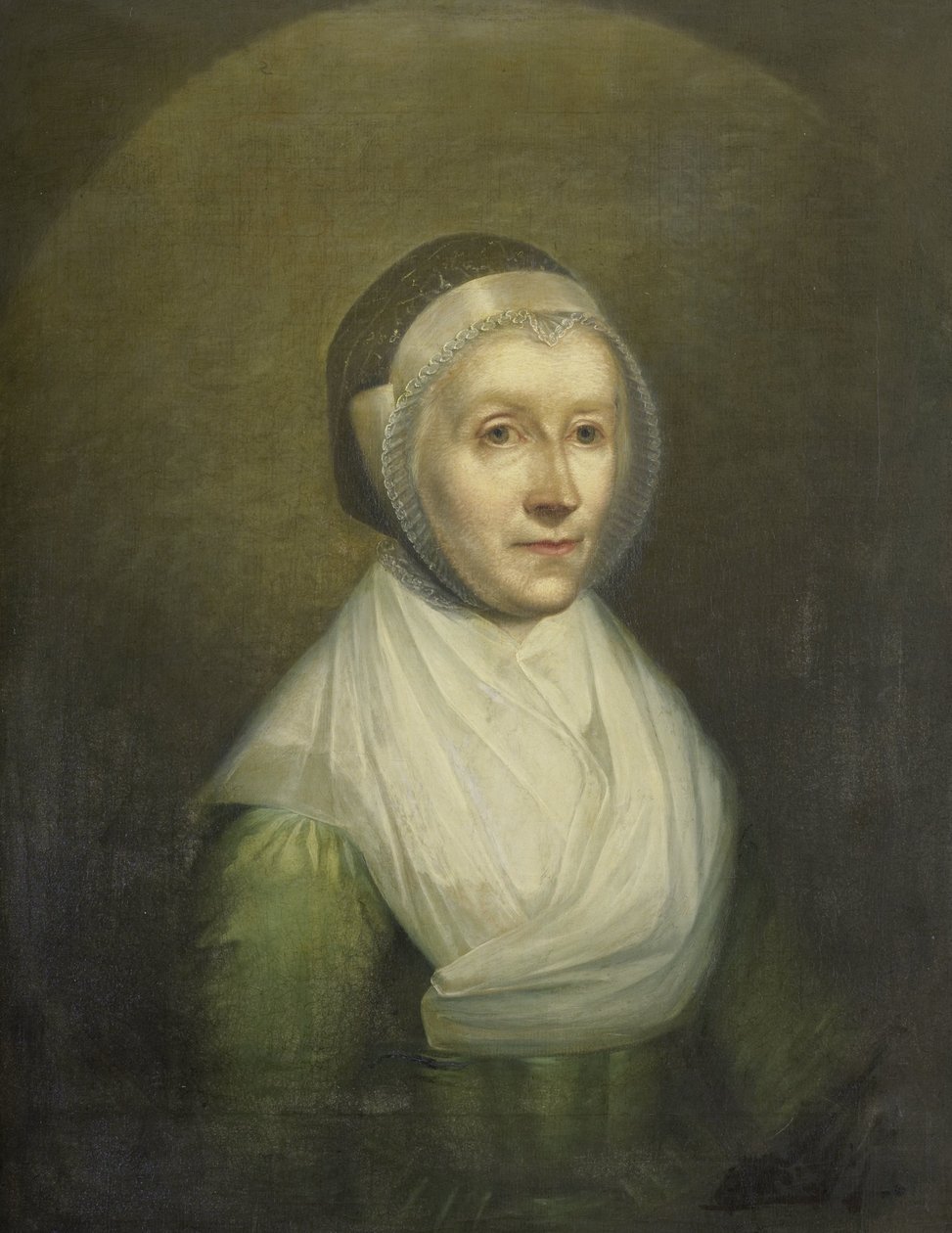 Porträtt av Christina Sebilla Charlotte Bakhuizen (1750-1810) av Benjamin Wolff