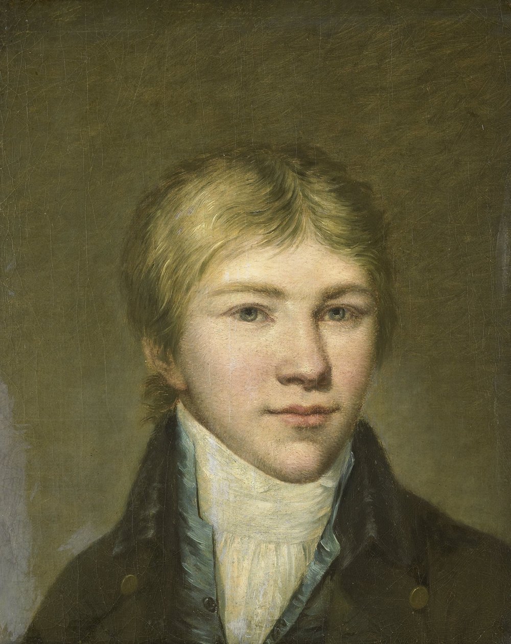 Porträtt av Hendrik Arend van den Brink vid sjutton års ålder av Benjamin Wolff