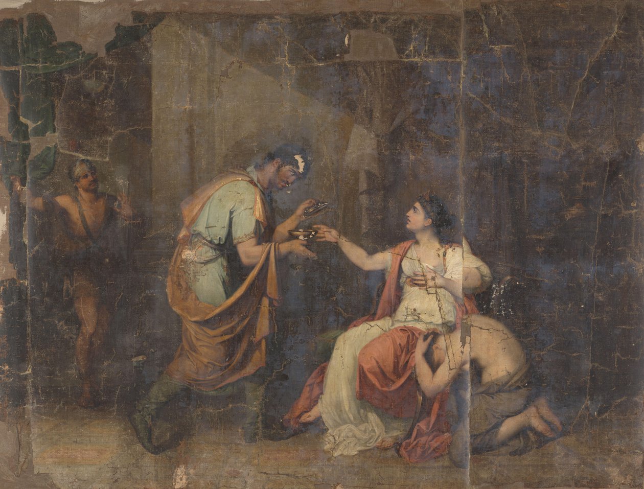 Sophonisbas, drottning av Numidia, död av Benjamin Wolff