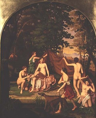 Diana och hennes nymfer av Benno Friedrich Tormer