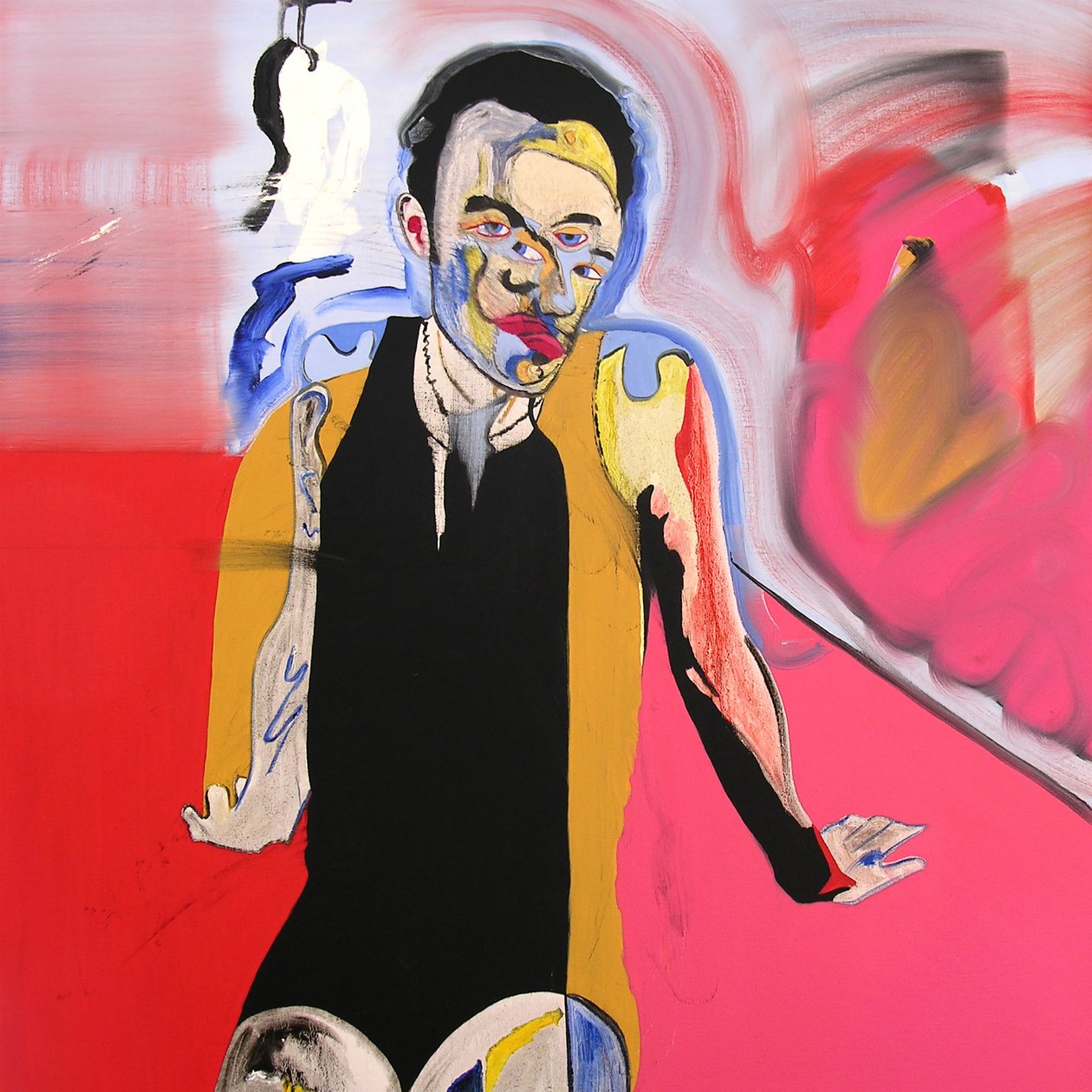 Självporträtt i Udaipur, Rajasthan, 2006 (olja på duk) av Benoit Erwann Boucherot