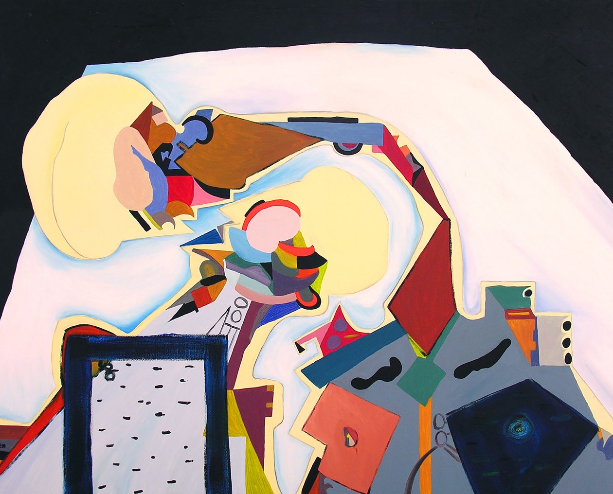 Dormeurs, 2000 (olja på duk) av Benoit Erwann Boucherot
