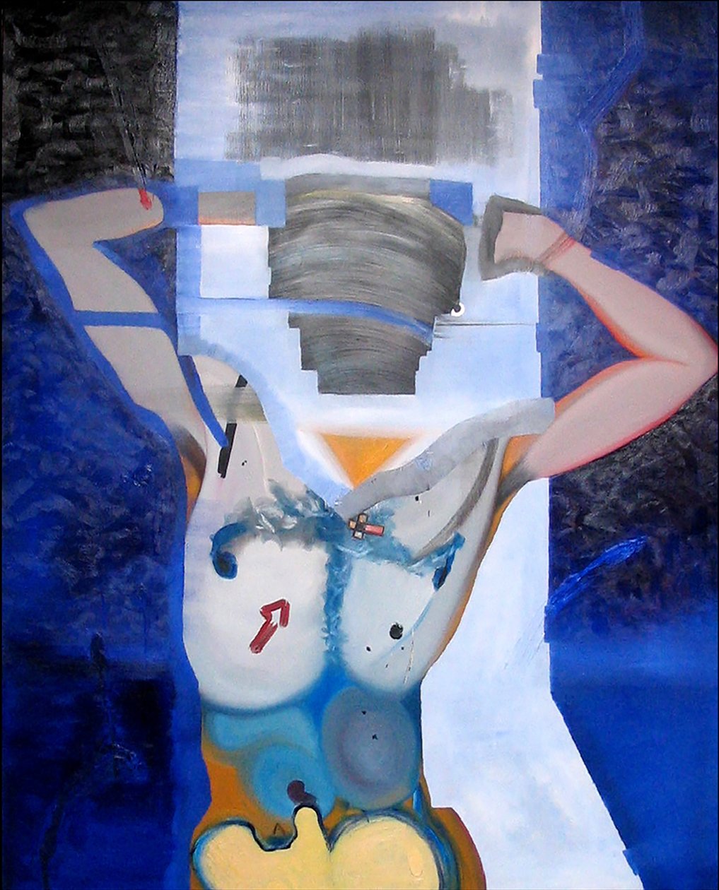 Homme libre, 2006 (olja och akryl på duk) av Benoit Erwann Boucherot