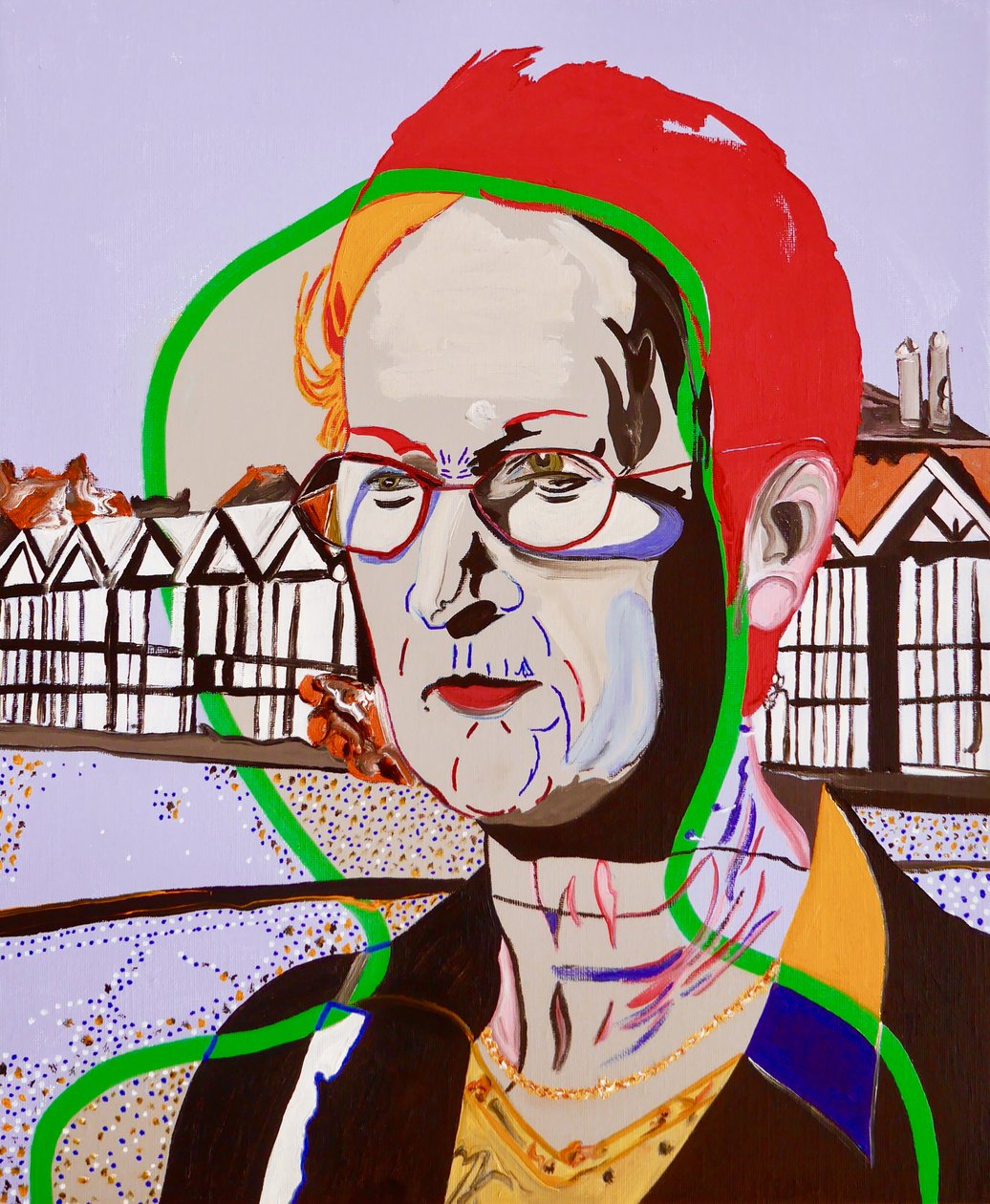 La Nef des fous : Marie Therese, 2020 (olja på duk) av Benoit Erwann Boucherot