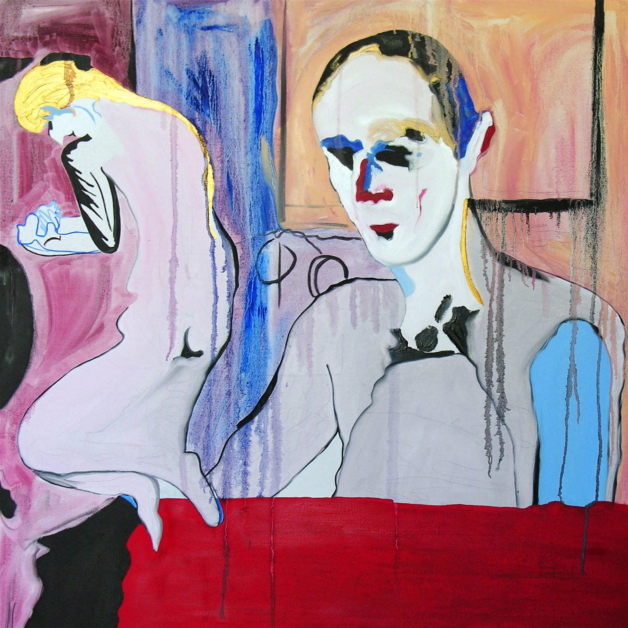 Familjen Bonnard, 2005 (olja på duk) av Benoit Erwann Boucherot