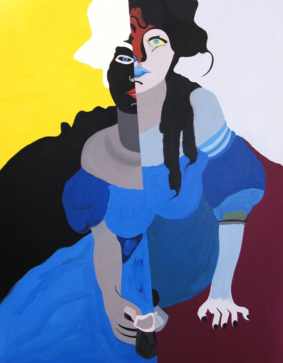 Miss N. 3, 2000 (olja på duk) av Benoit Erwann Boucherot