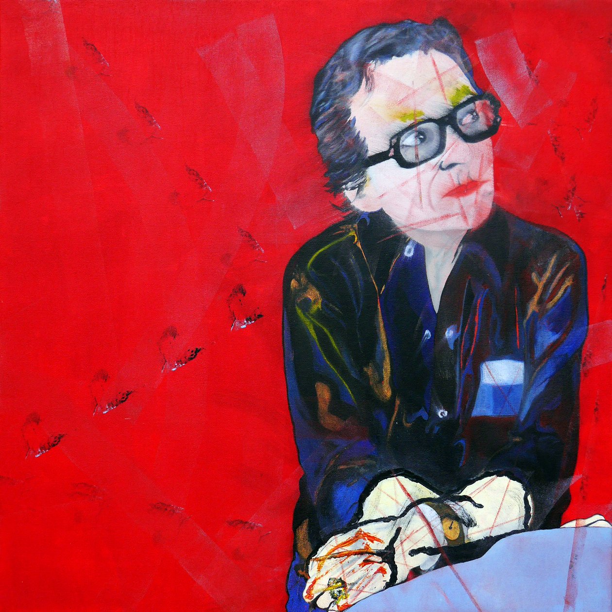 Rouge Duras 2, 2013 (olja på duk) av Benoit Erwann Boucherot