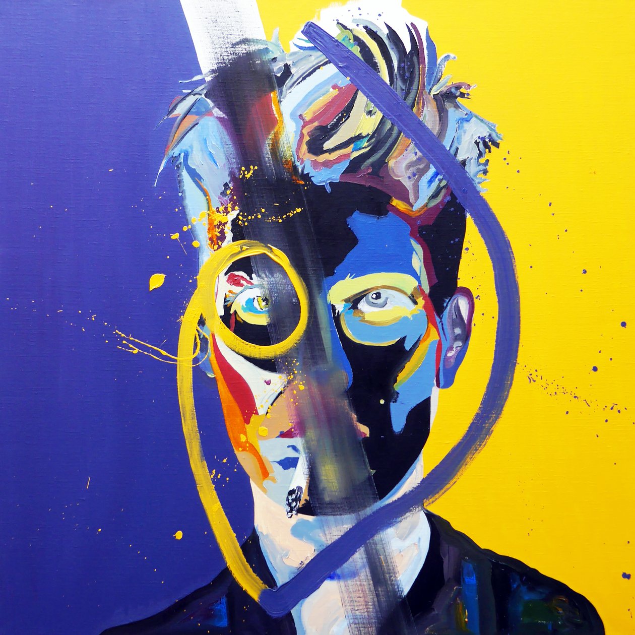 Surporträtt : Astrid, 2016 (olja på duk) av Benoit Erwann Boucherot