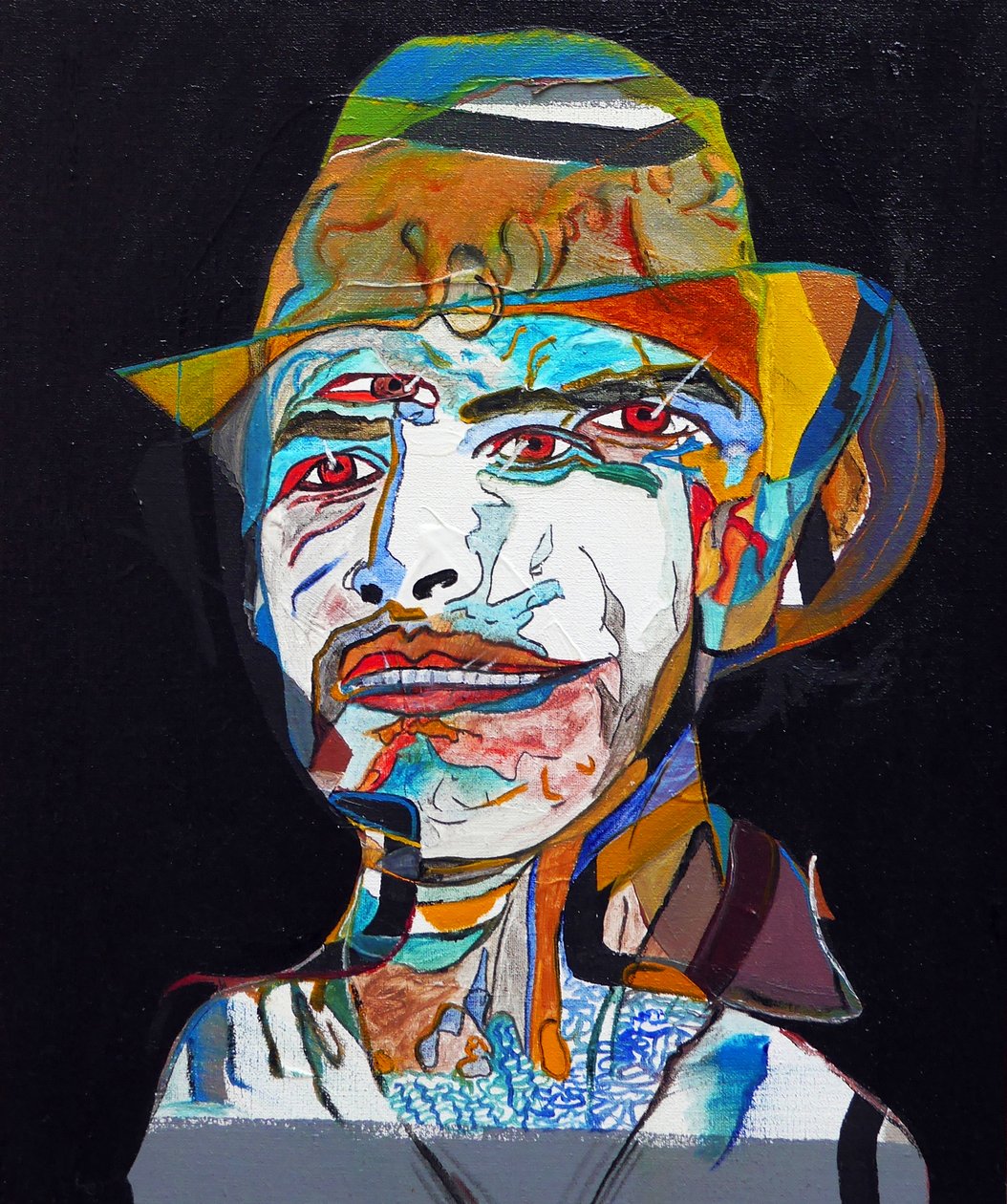 Surportrait : Marcos Alejandro Rosas Jassan, 2014 (olja på duk) av Benoit Erwann Boucherot