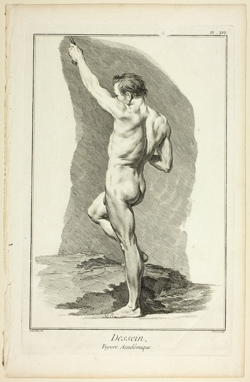 Design: Academic Figure, från Encyclopédie av Benoit Louis Prevost