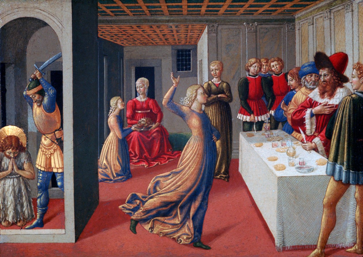 Herodes högtid och Johannes döparens halshuggning, 1461-1462 av Benozzo Gozzoli