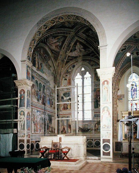 Avsnitt från St. Augustinus liv, 1463-65 (se även 192535, 192549, 192551, 192553, 192554) av Benozzo di Lese di Sandro Gozzoli