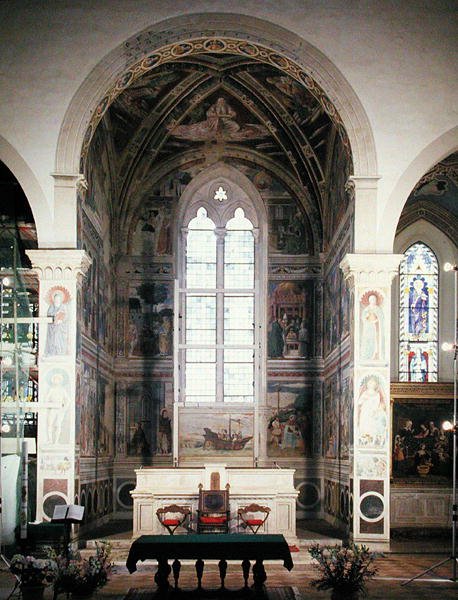 Avsnitt från St. Augustinus liv, 1463-1465 (se även 192535, 192550, 192551, 192553, 192554) av Benozzo di Lese di Sandro Gozzoli
